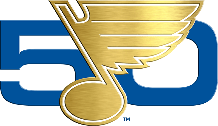 St. Louis Blues 2016 17 Anniversary Logo iron on paper